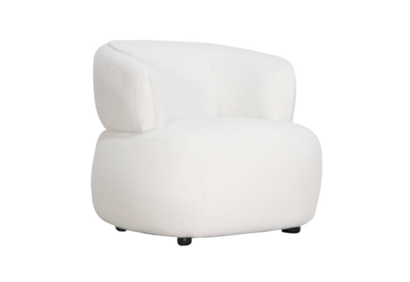 Salerno Fauteuil - Teddy wit
