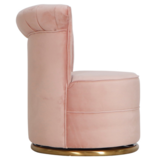 Draaifauteuil Stella - Roze / Goud - Quartz 700