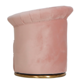 Draaifauteuil Stella - Roze / Goud - Quartz 700