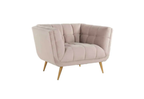Fauteuil Seattle - Taupe  | Goud