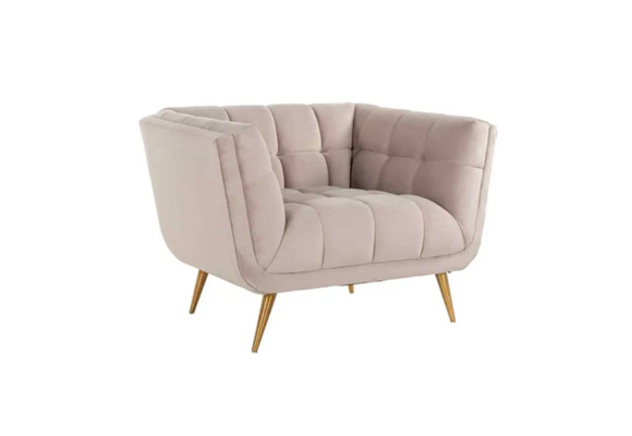Fauteuil Seattle - Taupe  | Goud