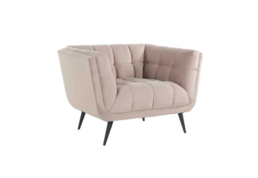 Fauteuil Seattle - Taupe  | Zwart