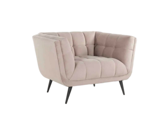 Fauteuil Seattle - Taupe  | Zwart