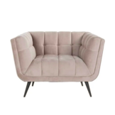 Fauteuil Seattle - Taupe | 1 zits  - Quartz 903 - Zwarte poten