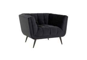 Fauteuil Seattle - Zwart