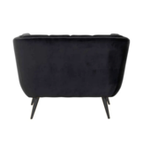 Fauteuil Seattle - Zwart | 1 zits  - Quartz 800 - Zwarte poten