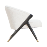 Fauteuil Fiore Wit - Zwart - Design - Copenhagen 900