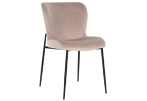 Eetkamerstoel Rosa - taupe/zwart