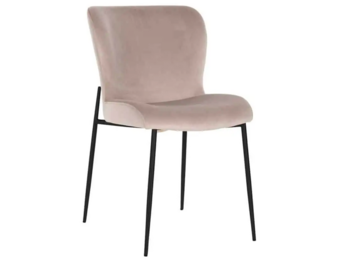 Eetkamerstoel Rosa - taupe/zwart