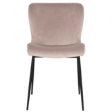 Eetkamerstoel Rosa - taupe/zwart - Quartz 903