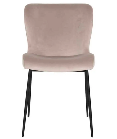 Eetkamerstoel Rosa - taupe/zwart - Quartz 903