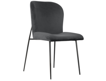 Eetkamerstoel Rosa - zwart/zwart