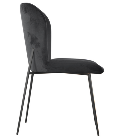 Eetkamerstoel Rosa - zwart/zwart - Quartz 800