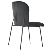 Eetkamerstoel Rosa - zwart/zwart - Quartz 800