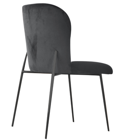 Eetkamerstoel Rosa - zwart/zwart - Quartz 800