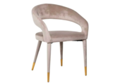 Eetkamerstoel Giulio Taupe Velvet