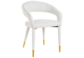 Eetkamerstoel Giulio Bouclé Wit