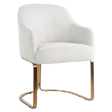 Eetkamerstoel Lorèn Bouclé Wit - Copenhagen 900