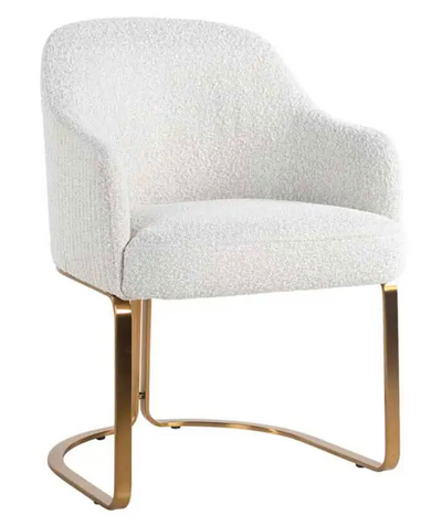 Eetkamerstoel Lorèn Bouclé Wit - Copenhagen 900