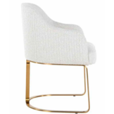 Eetkamerstoel Lorèn Bouclé Wit - Copenhagen 900