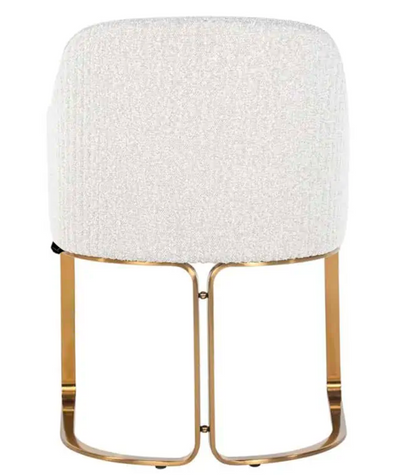 Eetkamerstoel Lorèn Bouclé Wit - Copenhagen 900