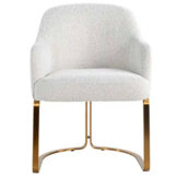 Eetkamerstoel Lorèn Bouclé Wit - Copenhagen 900