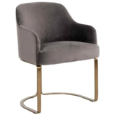 Eetkamerstoel Lorèn Stone grijs - Quartz 101