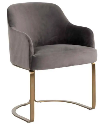 Eetkamerstoel Lorèn Stone grijs - Quartz 101