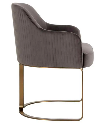 Eetkamerstoel Lorèn Stone grijs - Quartz 101