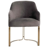 Eetkamerstoel Lorèn Stone grijs - Quartz 101