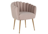 Eetkamerstoel Sorrento Velvet Taupe / Goud