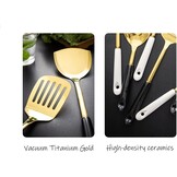 Kookgerei 7-delig - zwart/goud