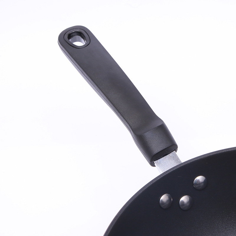 Wokpan 30 cm - anti-aanbaklaag Rood | PFOA vrij