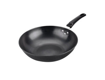 Wokpan 30 cm - anti-aanbaklaag grijs | PFOA vrij