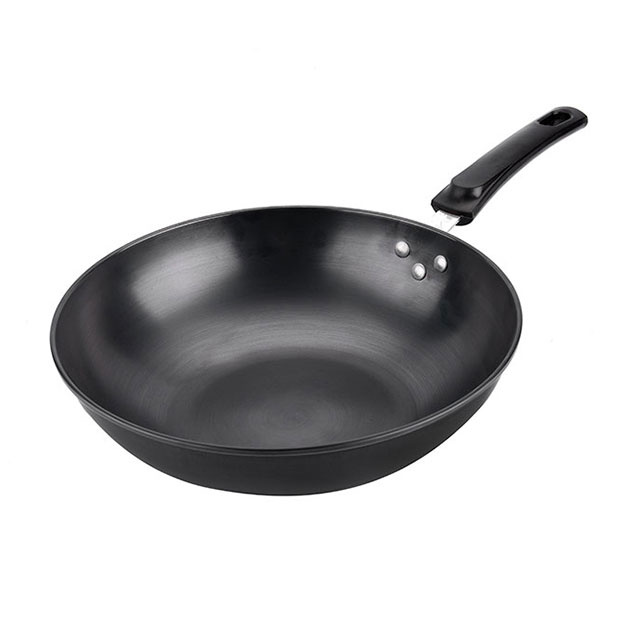 Wokpan 30 cm - anti-aanbaklaag grijs | PFOA vrij