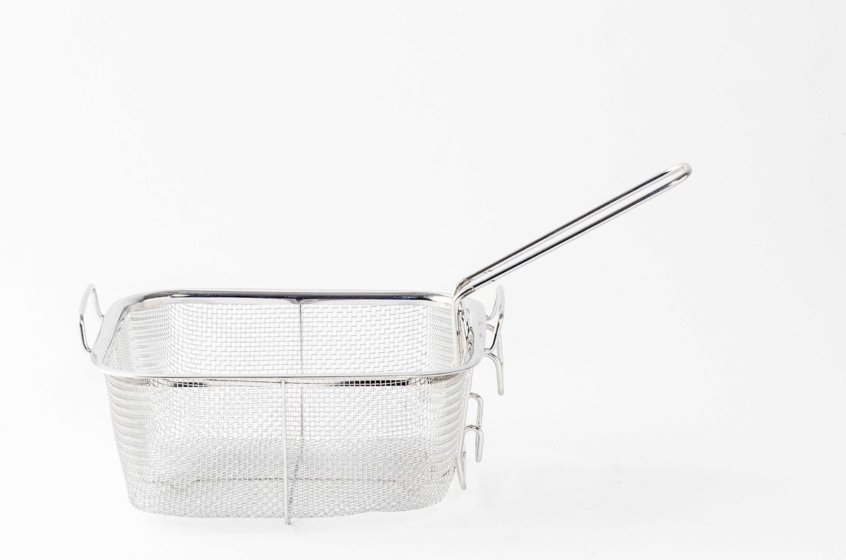 2 in 1 Vierkante Frituurpan 24 cm