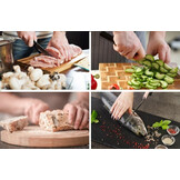 Cheffinger messenset Rosé Zwart  6-delig