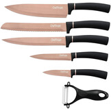 Cheffinger messenset Rosé Zwart  6-delig