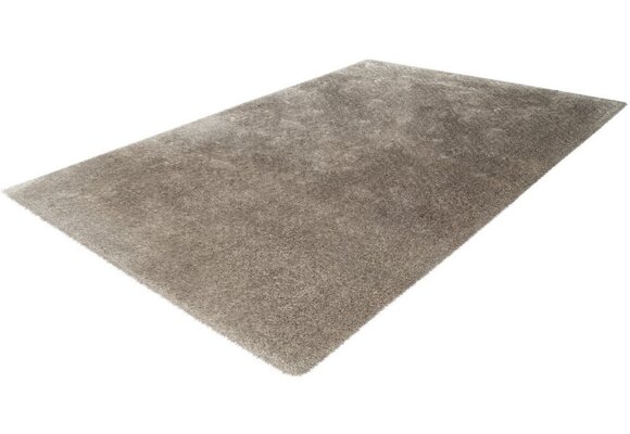 Glamour Vloerkleed Hoogpolig Zilver