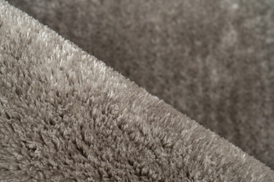 Glamour Vloerkleed Hoogpolig Zilver