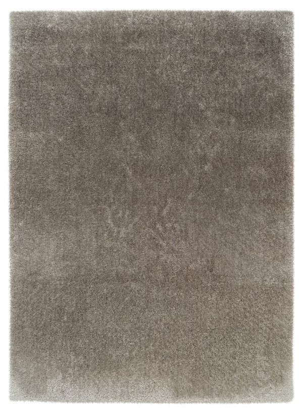 Glamour Vloerkleed Hoogpolig Zilver