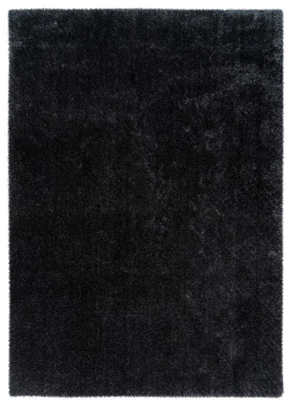 Glamour Vloerkleed Hoogpolig Grafiet