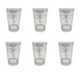 Theeglazen Kénitra Zilver - set van 6