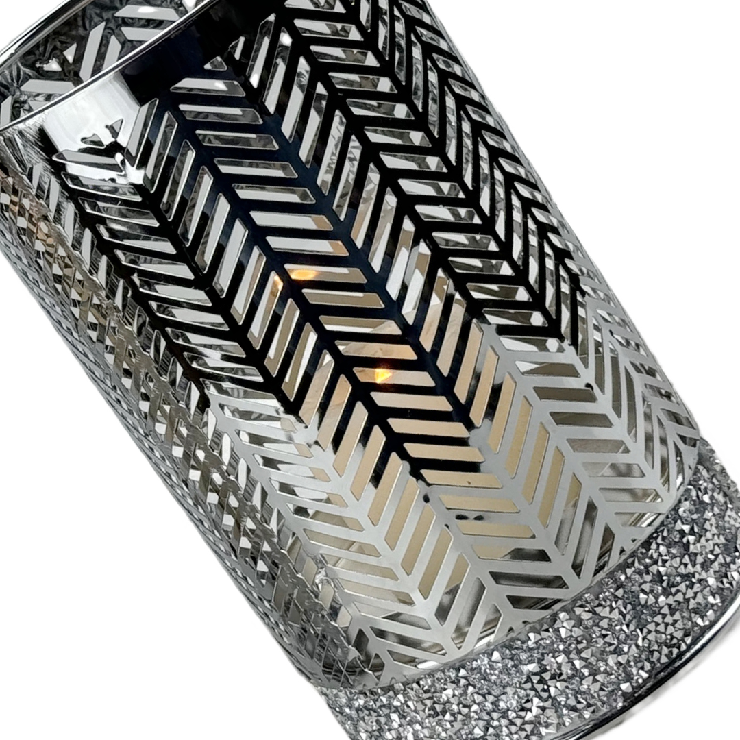 Windlicht Andora set van 2 - Zilver