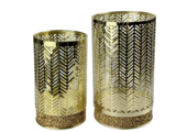 Windlicht Andora set van 2 - Goud