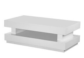 Salontafel Hamburger Hoogglans wit MDF - Rechthoekig