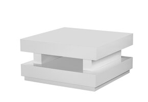 Salontafel Hamburger Hoogglans wit MDF - Vierkant