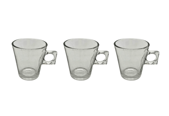 Espressokopjes set van 3 | Neutraal 8 cl
