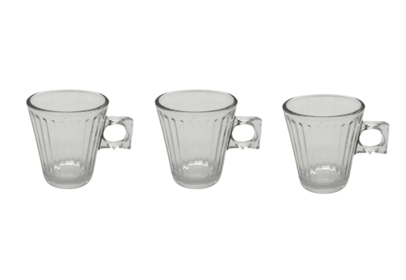 Espressokopjes set van 3 | Lines 8 cl