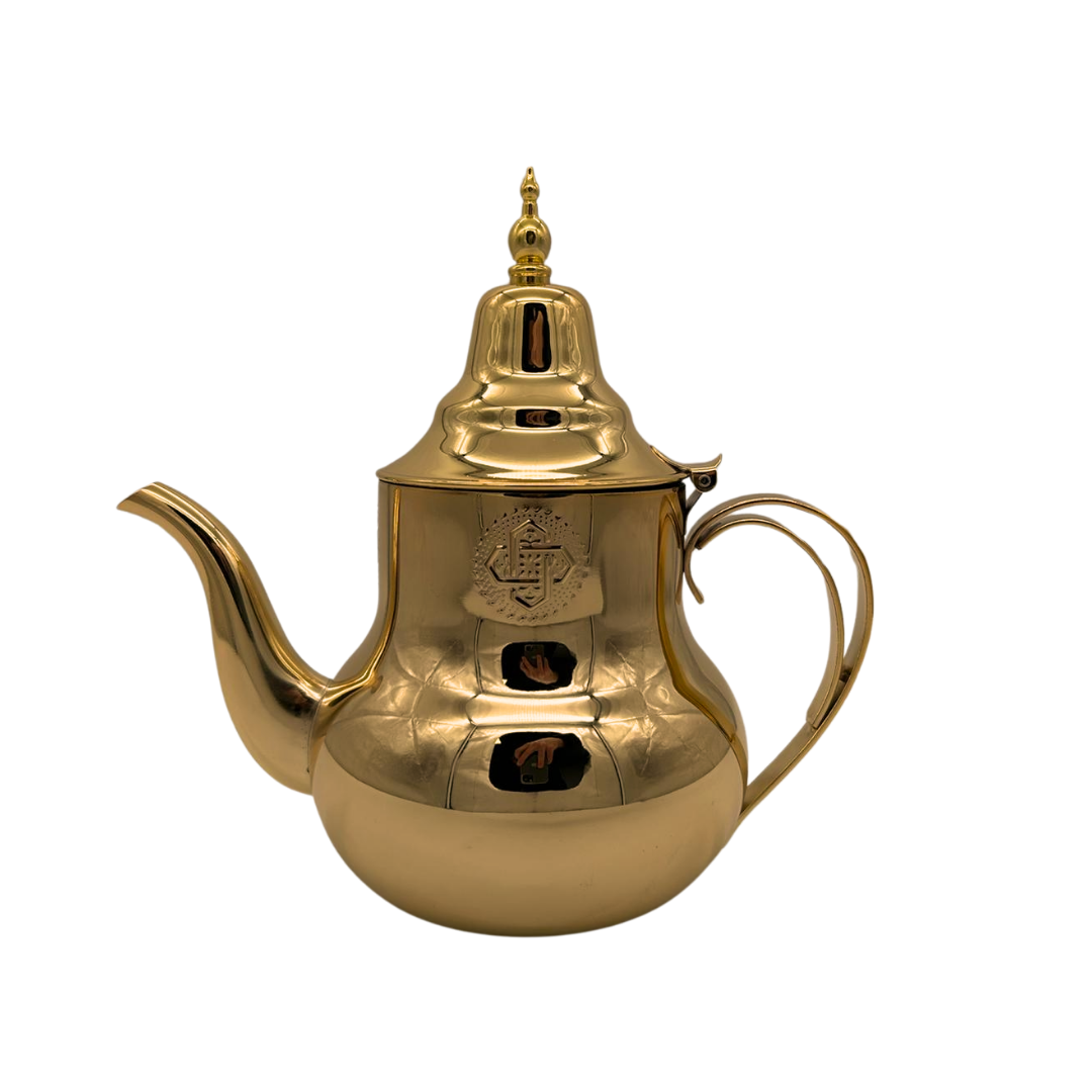 Marokkaanse theepot Tanger - Goud - 1.6 liter
